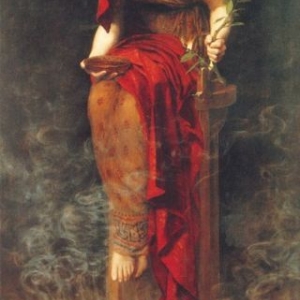 px-John Collier - Priestess of Delphi